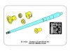 Aber 35L-045N German 75mm Barrel for Pak40 - middle model 1/35